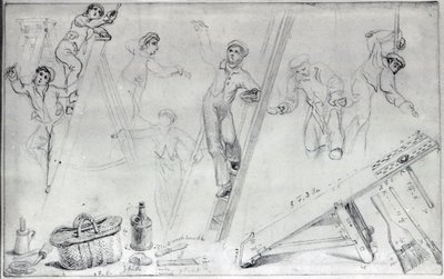 Illustration of Painting and Decorating by George Snr Scharf